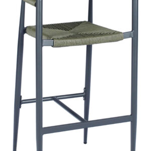 Bar Chair - Rope - Green and Charcoal