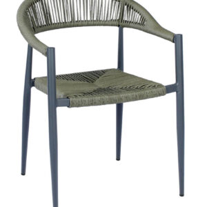 Chair - Rope - Green and Charcoal