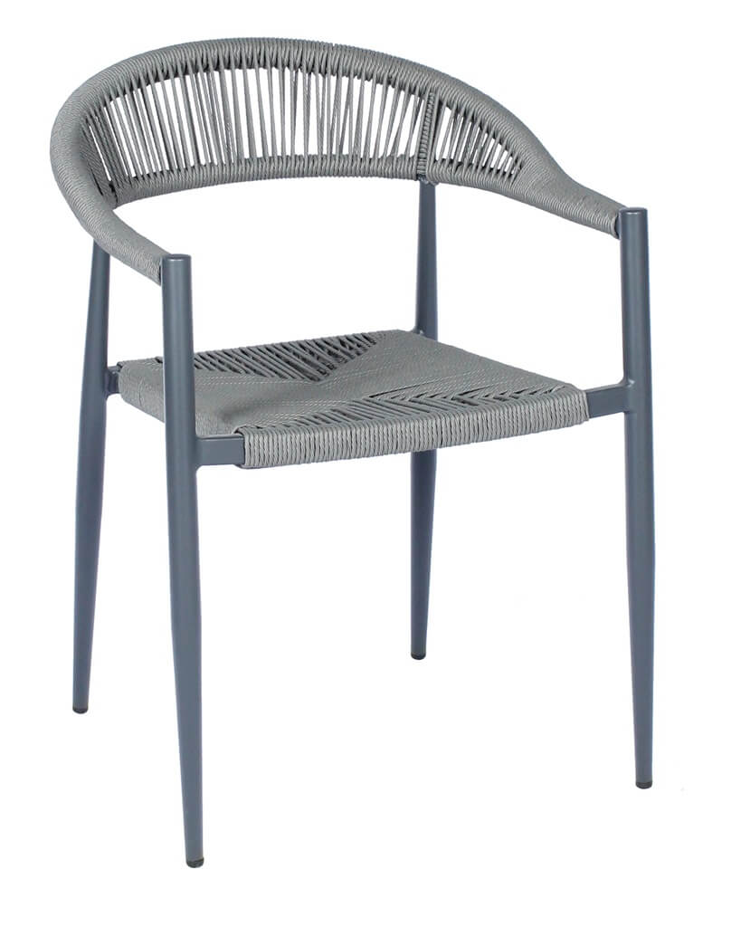 Chair - Rope - Grey and Charcoal